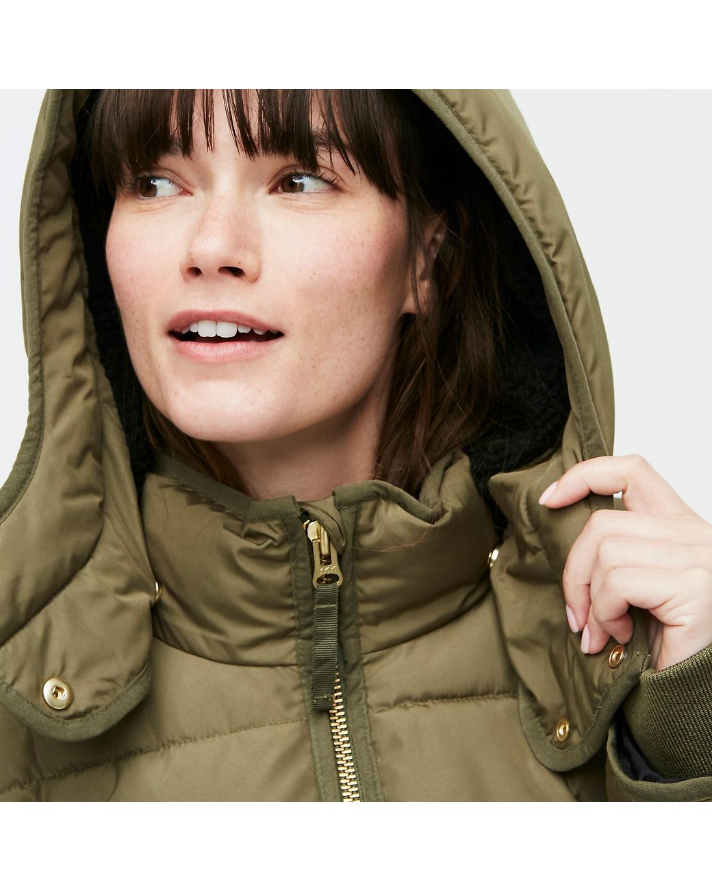 J.Crew Petite Chateau Puffer Jacket 