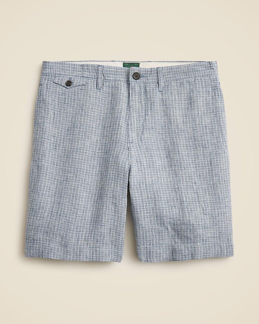 J.Crew Blue "8.5" Linen Short" for men