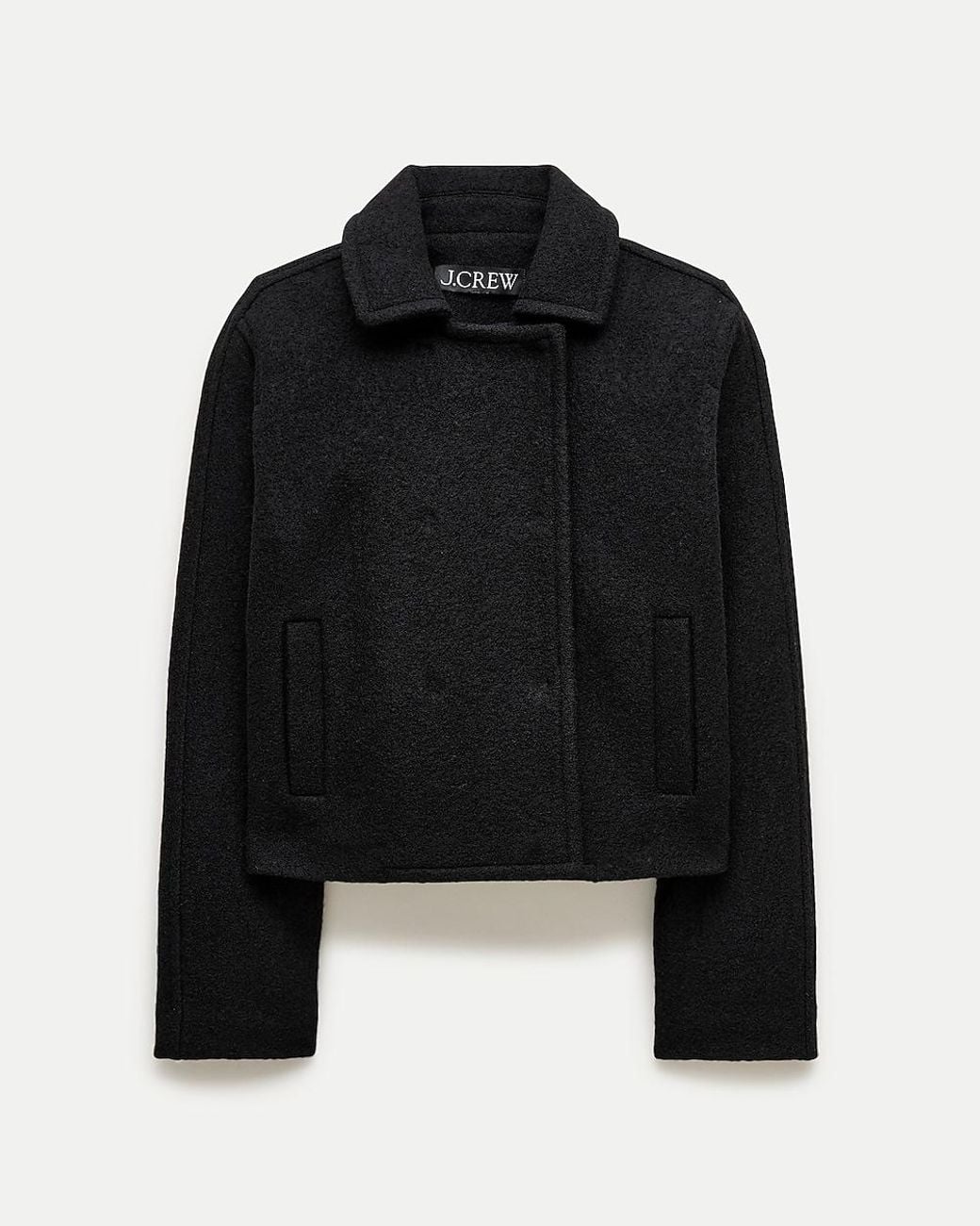 J.Crew Black Double-Breasted Jacket
