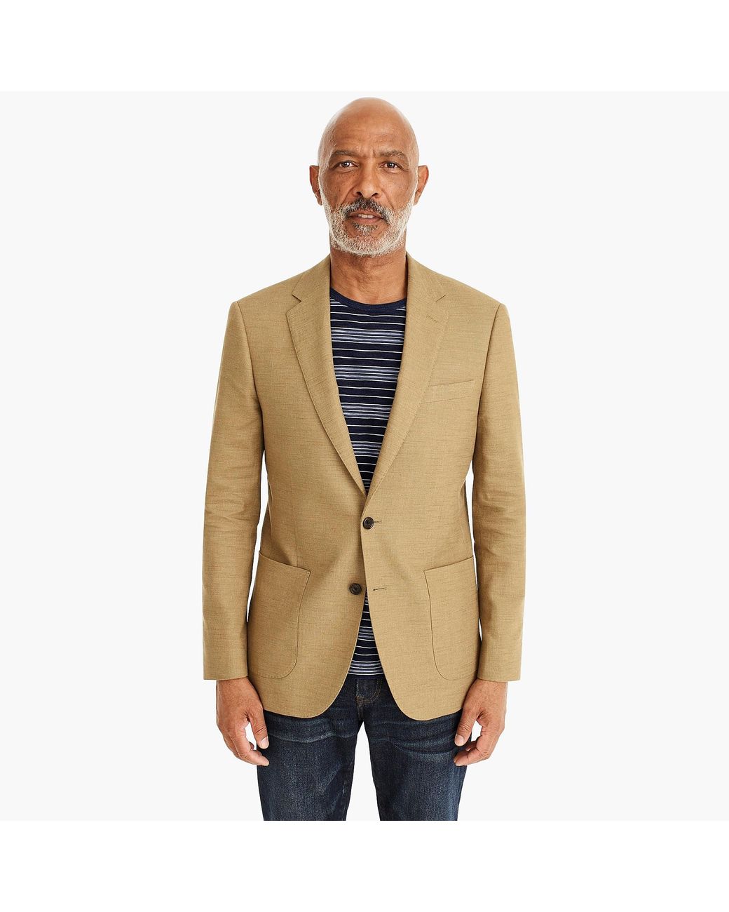 J.Crew Men s Ludlow Slim fit Unstructured Blazer In Cotton linen