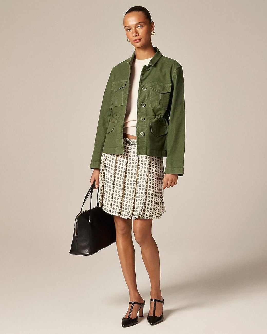 J.Crew Green Utility Chore Jacket