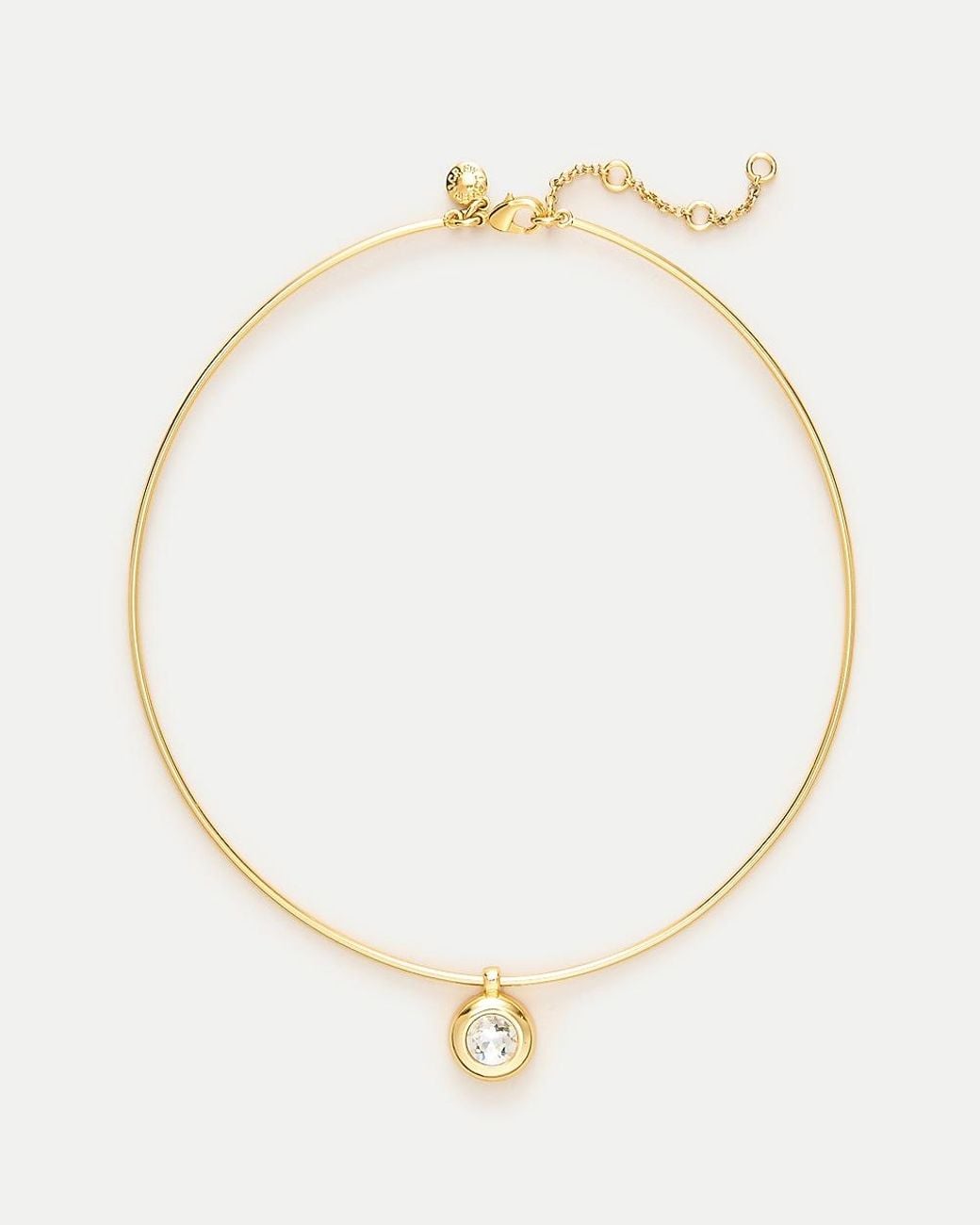 J.Crew Natural Bezel-Collar Necklace