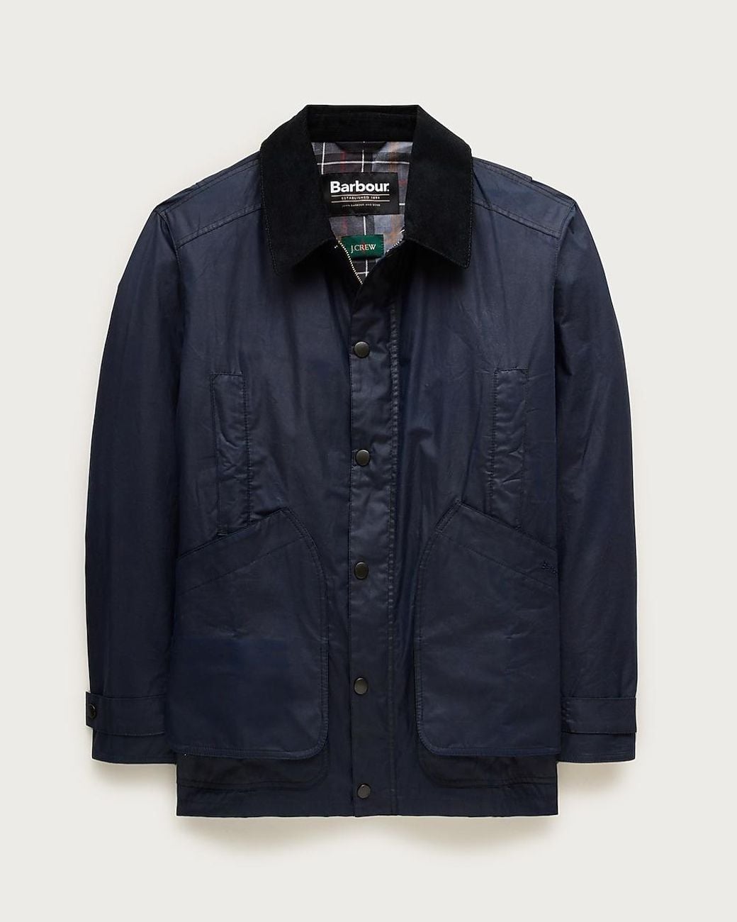 J.Crew Blue Barbour X Barn Jacket for men