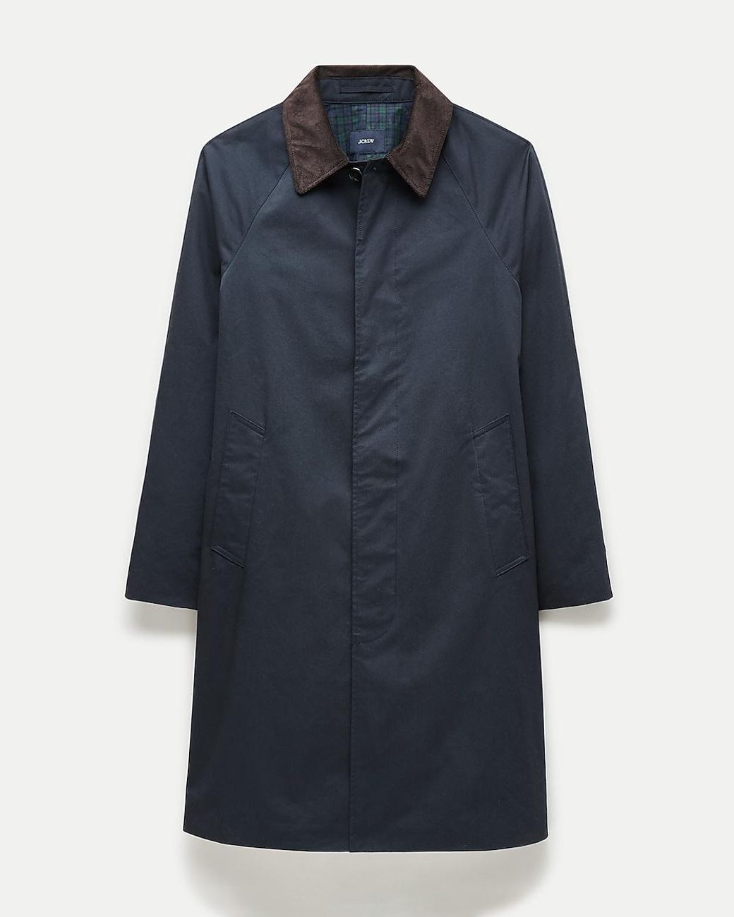 J.Crew Blue Balmacaan Coat for men