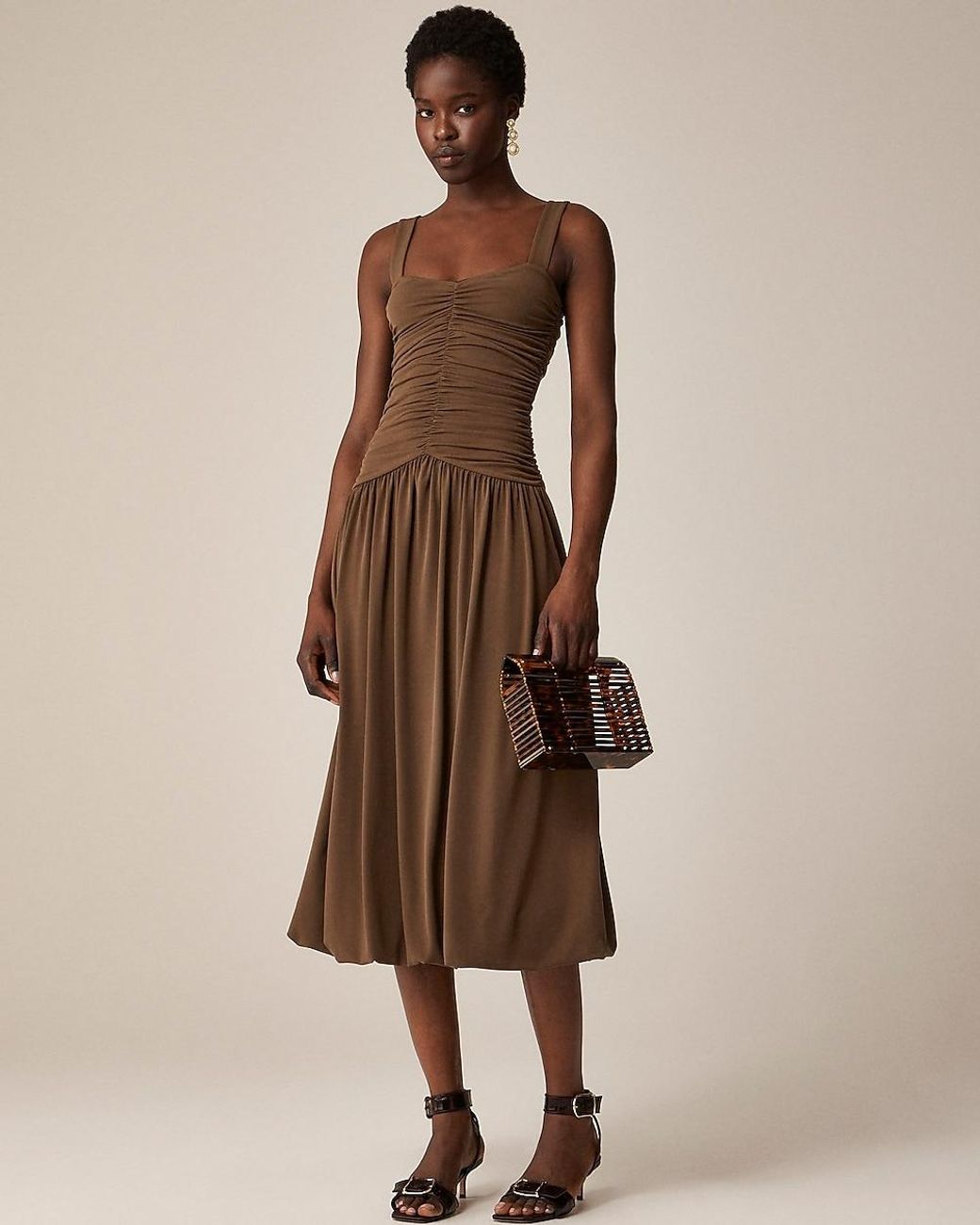 j crew ruched drop waist dress J. Crew | Dresses | J Crew Ruched Dropwaist Bubble Dress In Matte Jersey