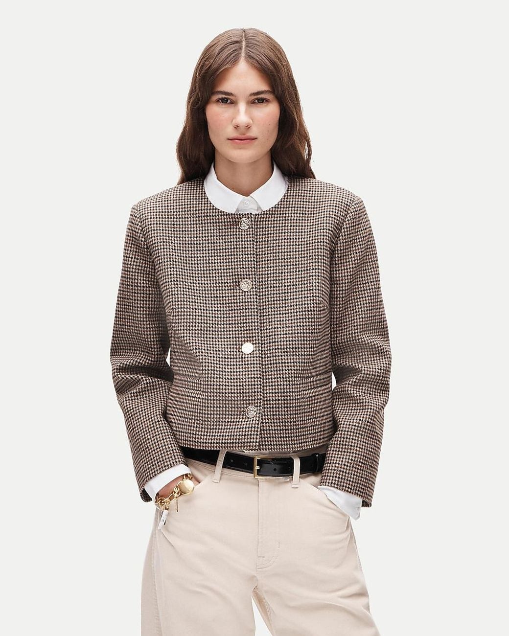 J.Crew Gray Lady Jacket