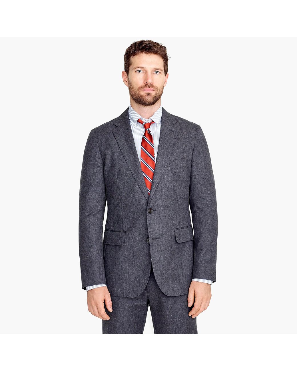 J.Crew Ludlow Slimfit Unstructured Suit Jacket In English Woolcotton