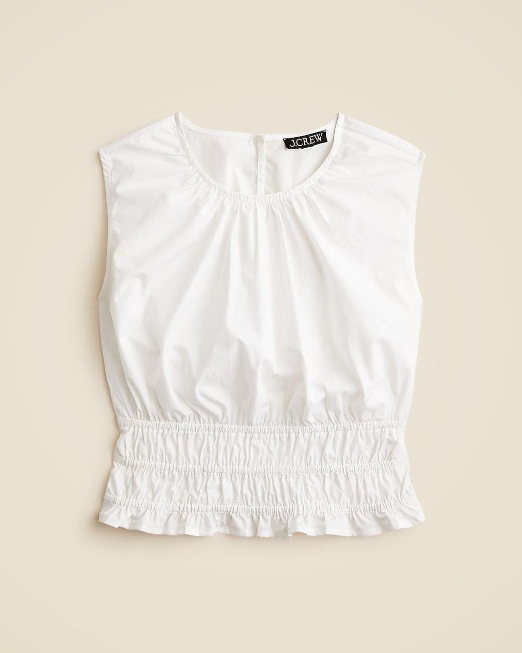 J.Crew White Hyacinth Top