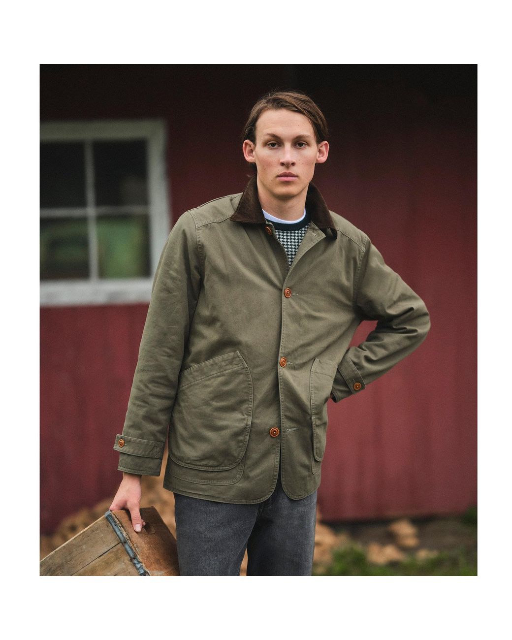 J.Crew Limited edition 1983 Heritage Barn Jackettm in Green for