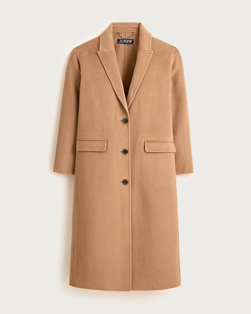J.Crew Natural Chiara Topcoat