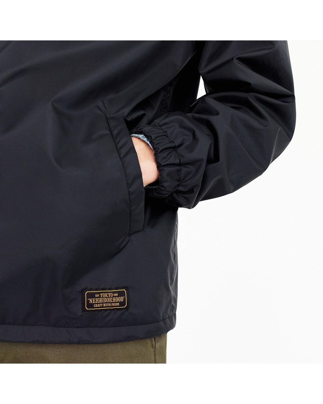 Neighborhood Coach's Jacket in Black for Men | Lyst