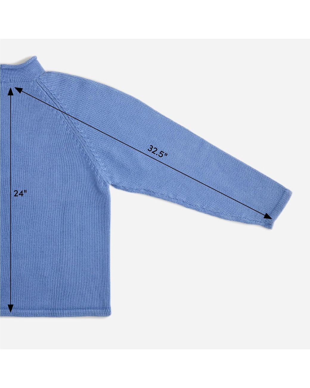J.Crew Vintage '90s Unisex Cotton Rollnecktm Sweater in Blue | Lyst
