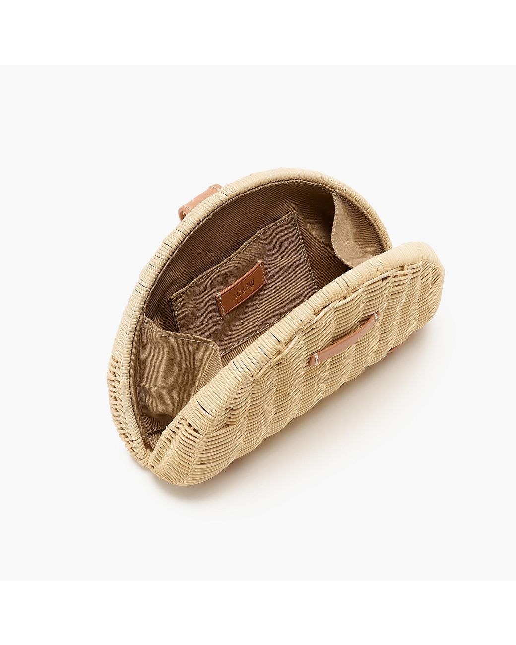 J.Crew Fan Rattan Clutch | Lyst