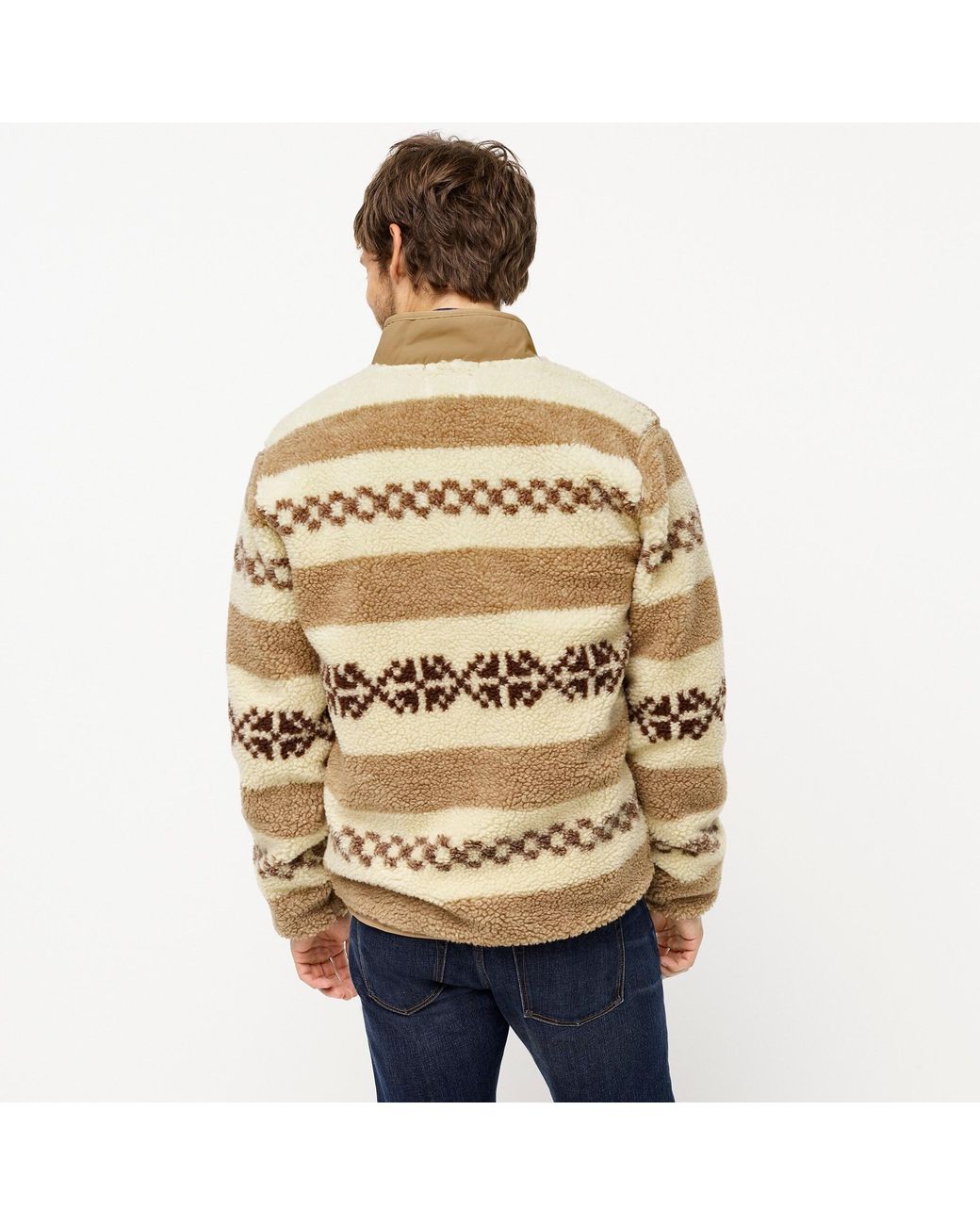 J.Crew Nordic Sherpa Fleece Jacket in 