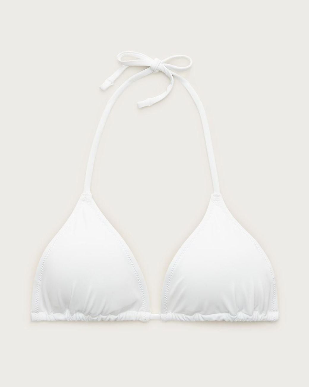 J.Crew Natural Perfect String Bikini Top