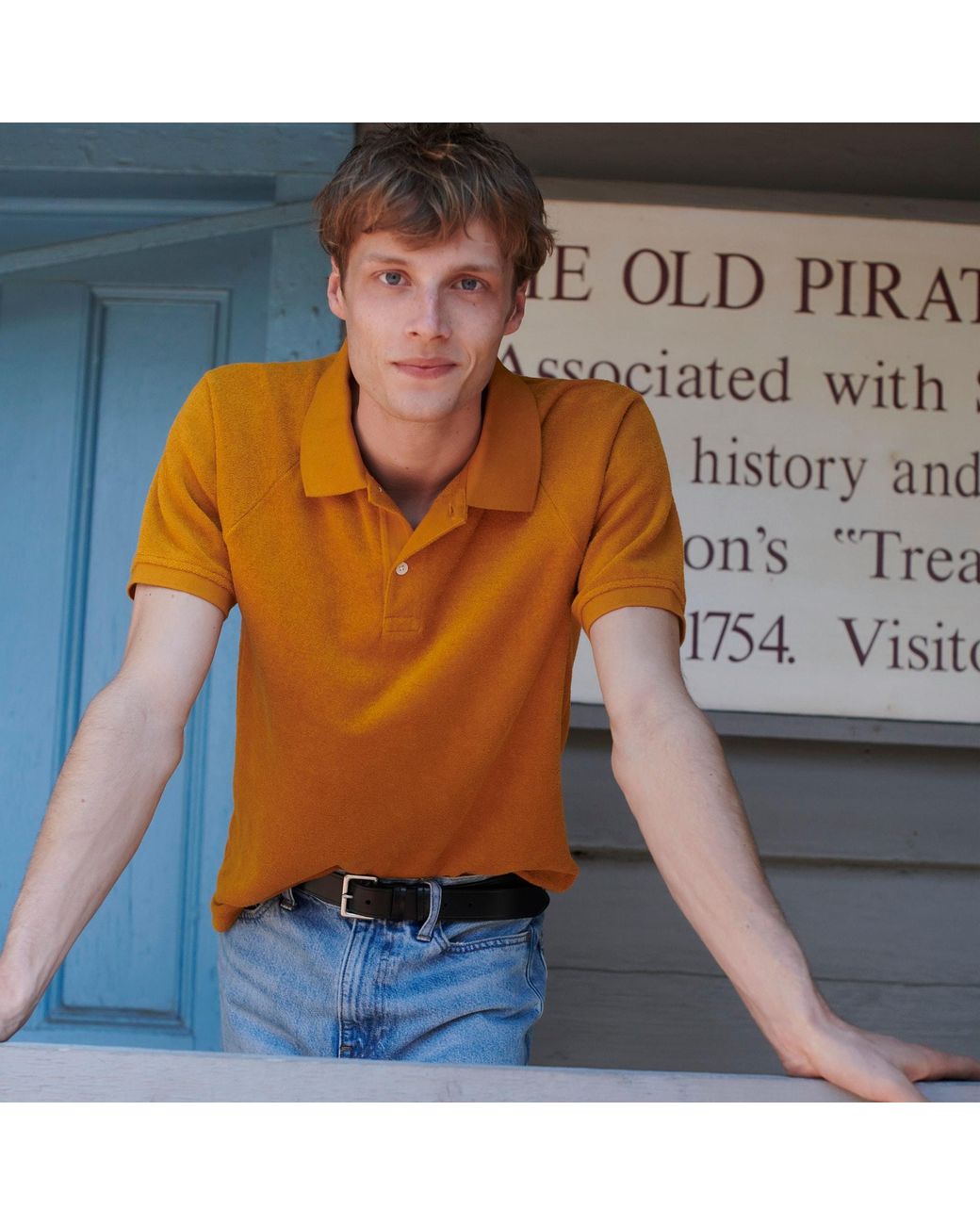 J crew terry polo Clearance