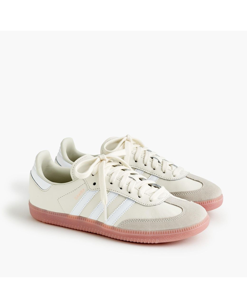 J.Crew Adidas® Samba Sneakers in White | Lyst