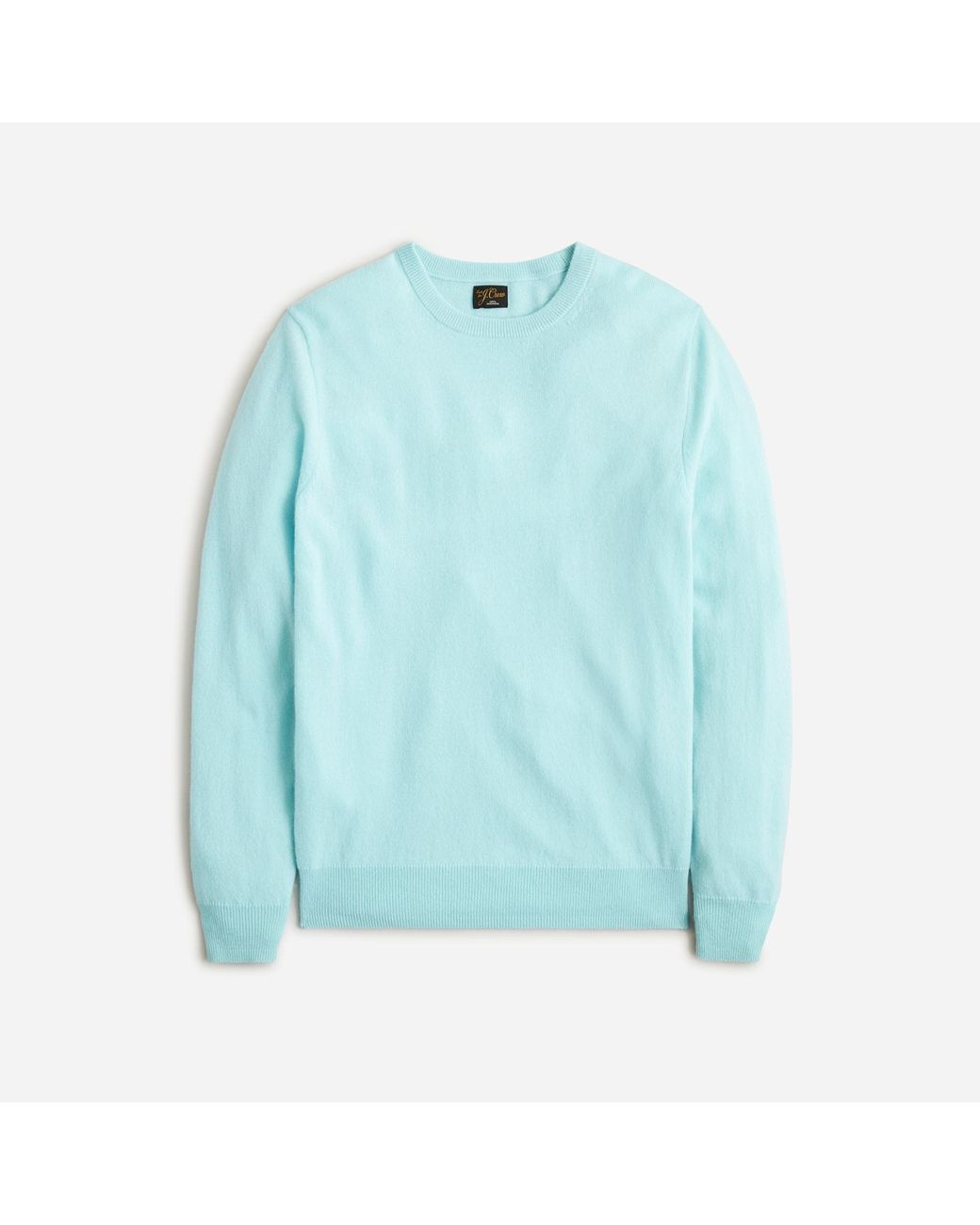 Teal Cashmere Crewneck Sweater - J CASHMERE