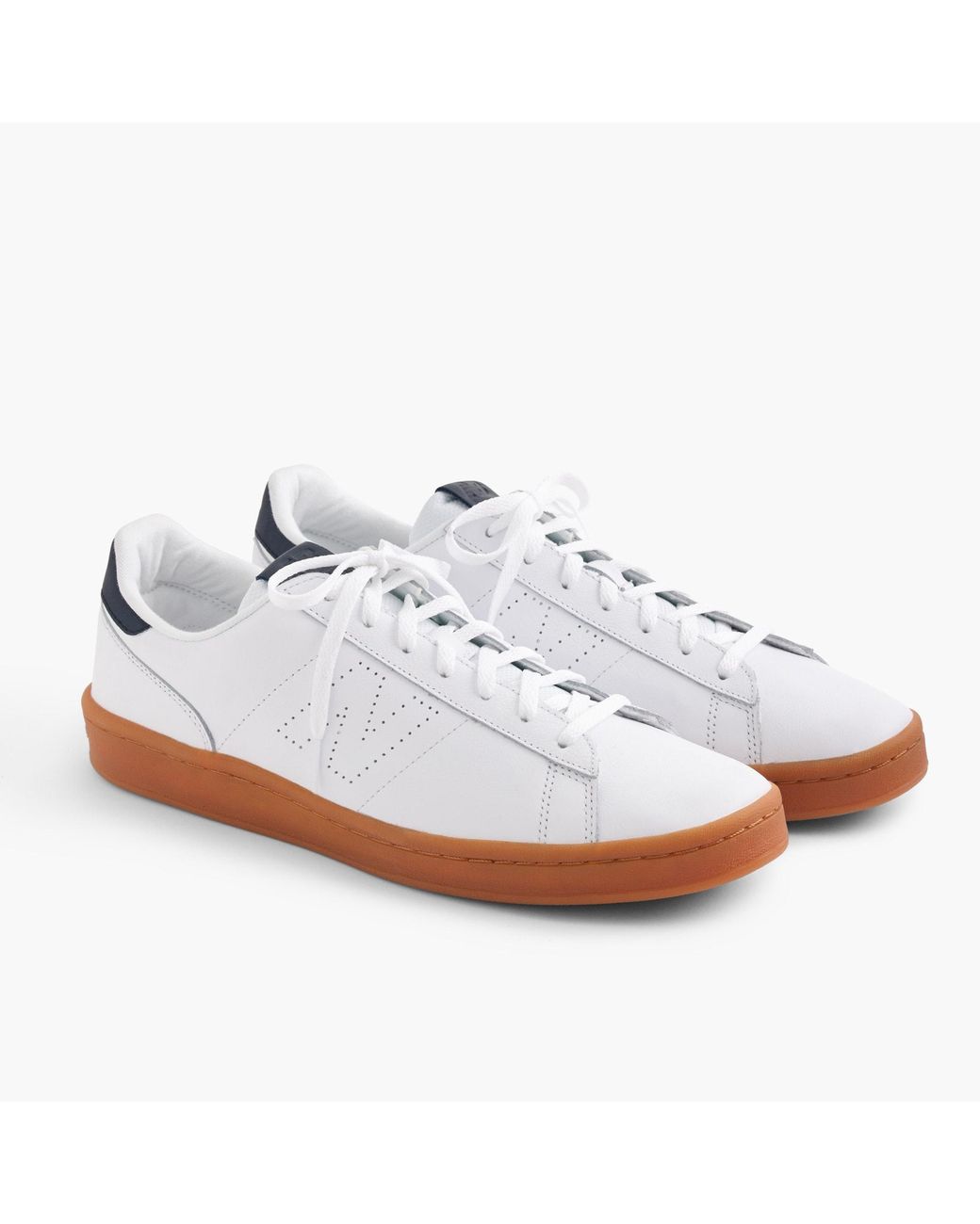 New Balance ® For J.crew Leather Sneakers in White for Men | Lyst