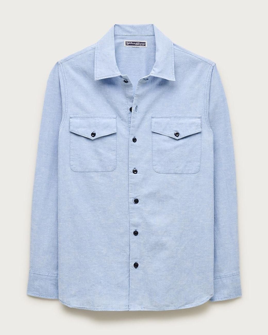J.Crew Blue Wallace & Barnes Chambray Workshirt for men