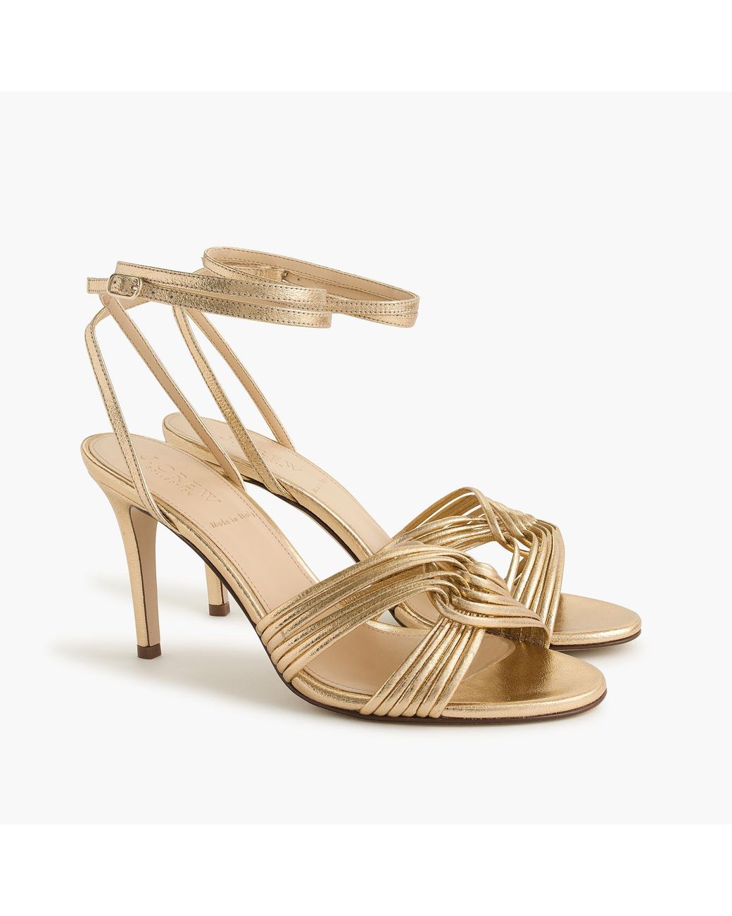 J crew 2024 gold heels