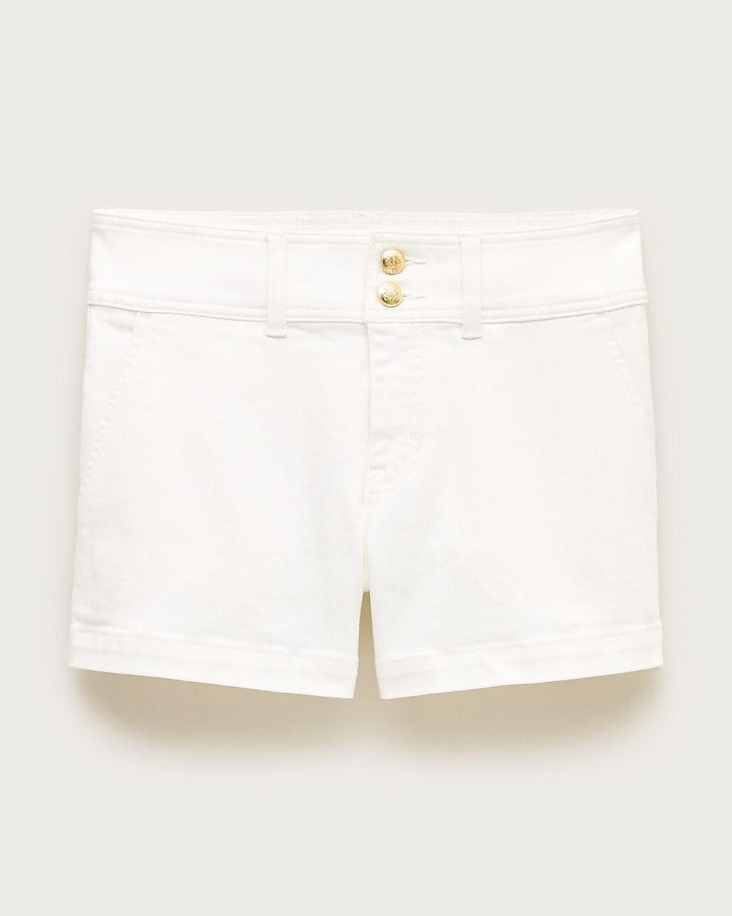 J.Crew Blue Stacked-Button Denim Short