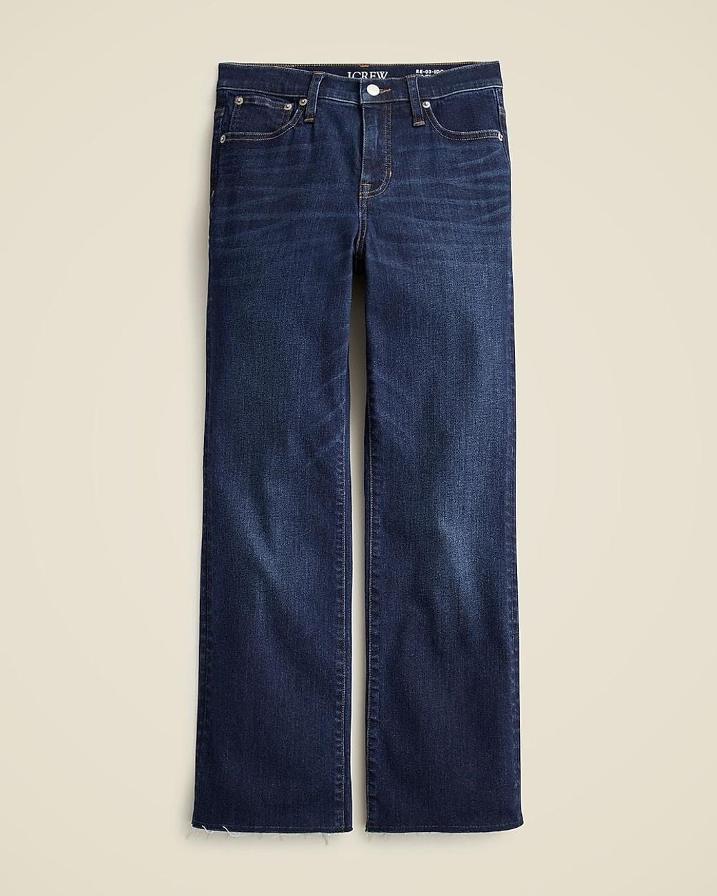 J.Crew Blue Mid-Rise Kickout Jean