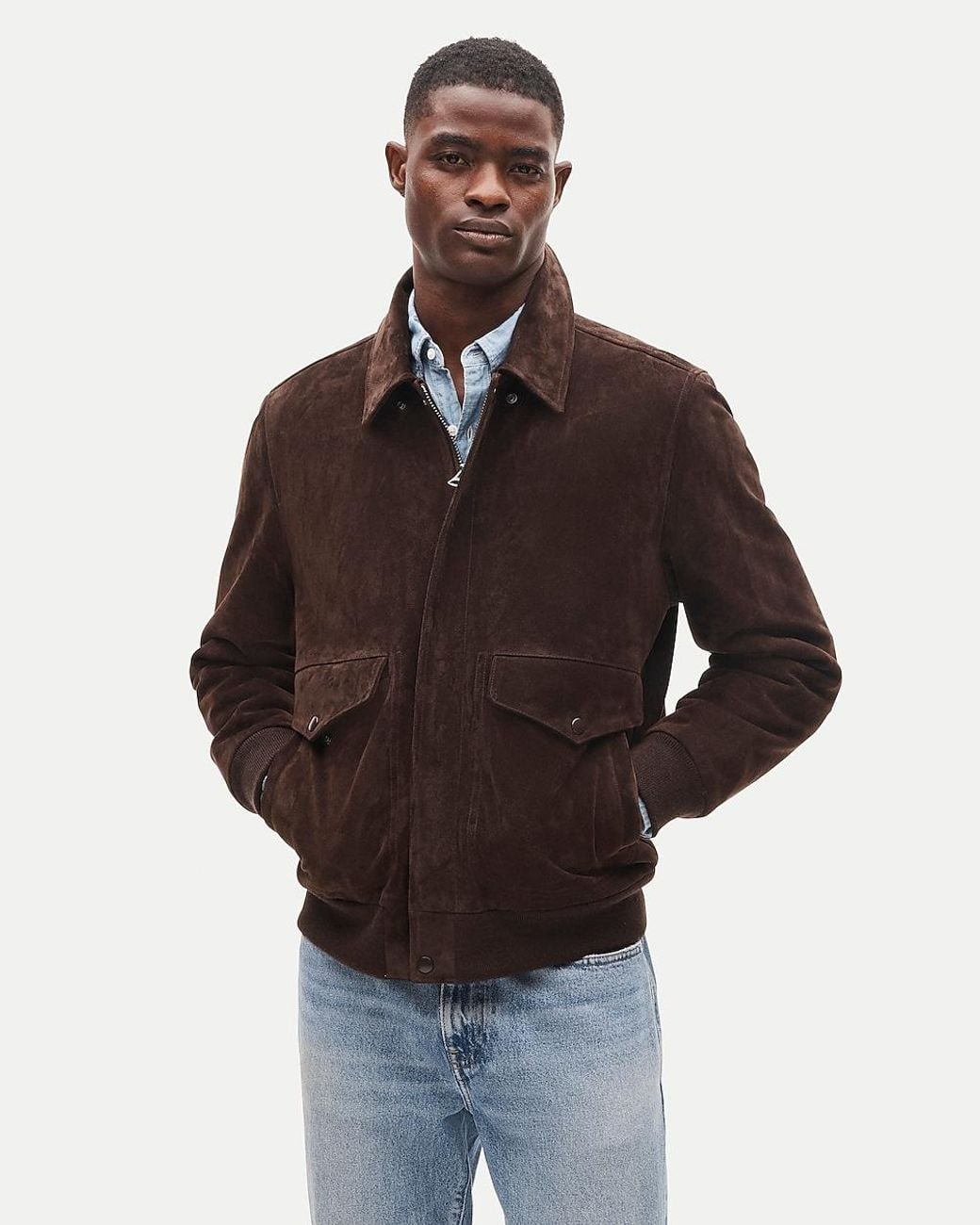 J.Crew Brown Flight Jacket for men