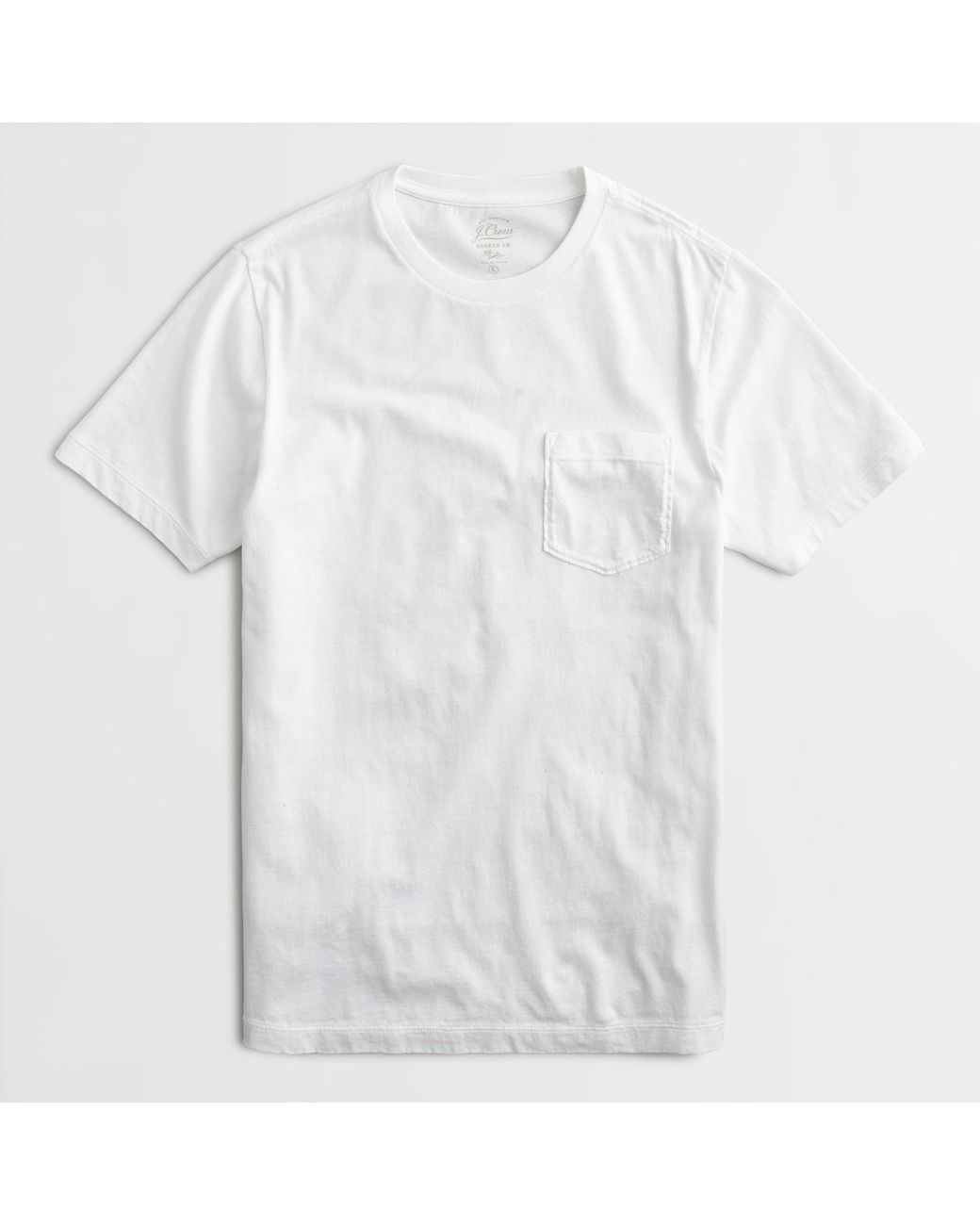 Broken-in Short-sleeve Pocket T-shirt 