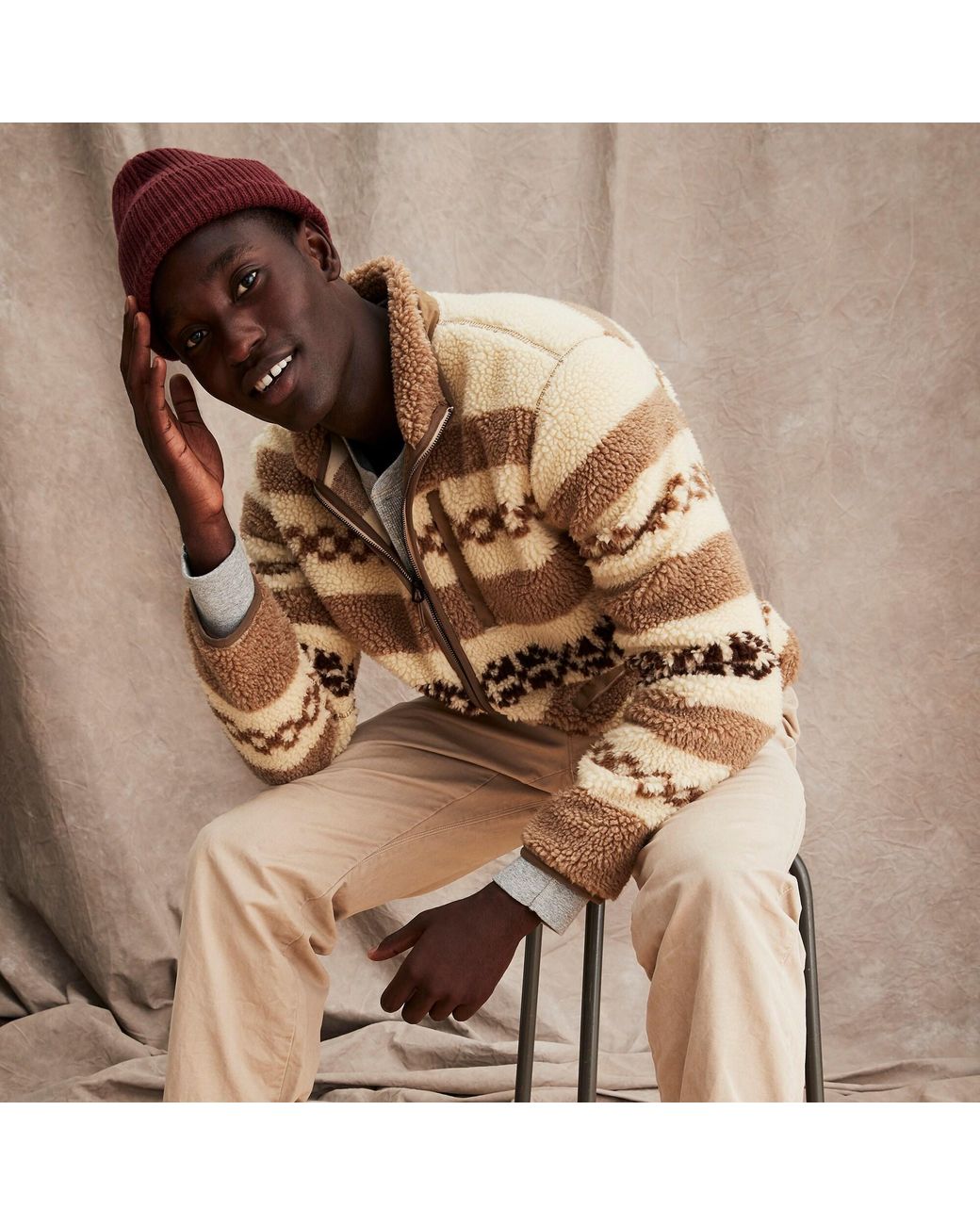 J crew sherpa hoodie mens new arrivals