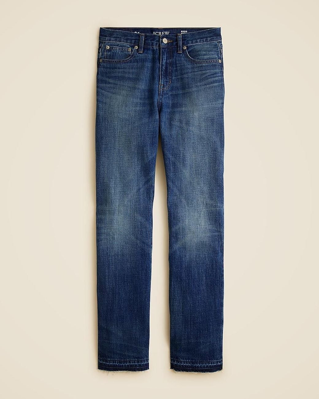 J.Crew Blue Nipped Straight Jean