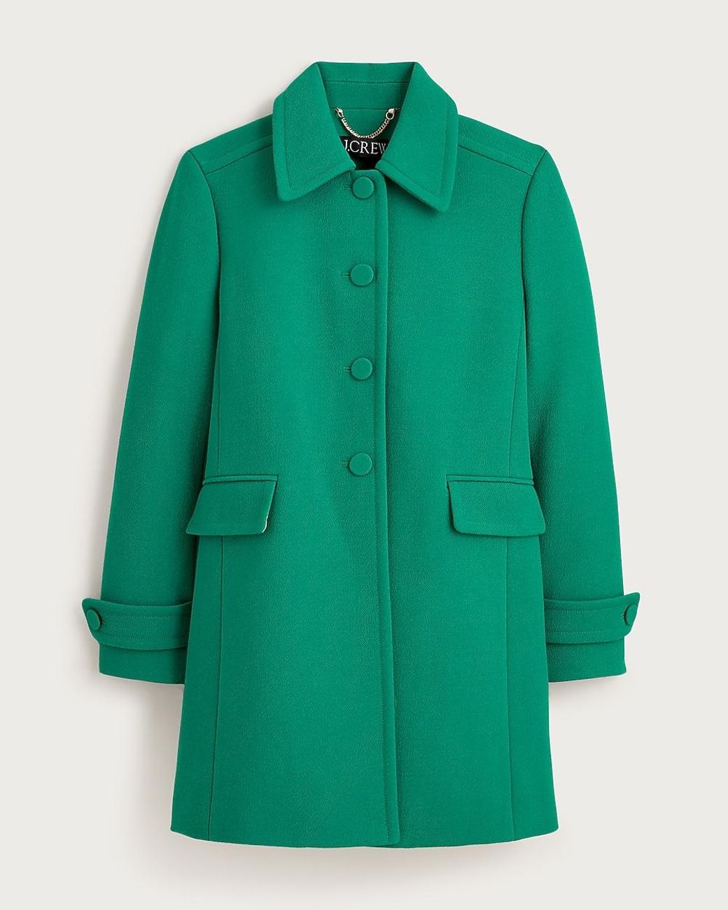 J.Crew Green Salon Coat