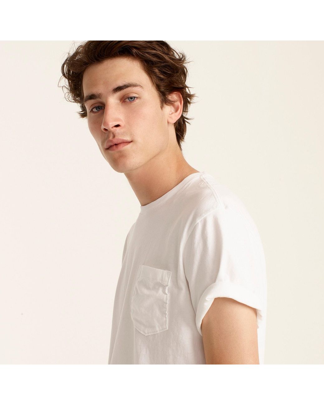 Broken-in Short-sleeve Pocket T-shirt 