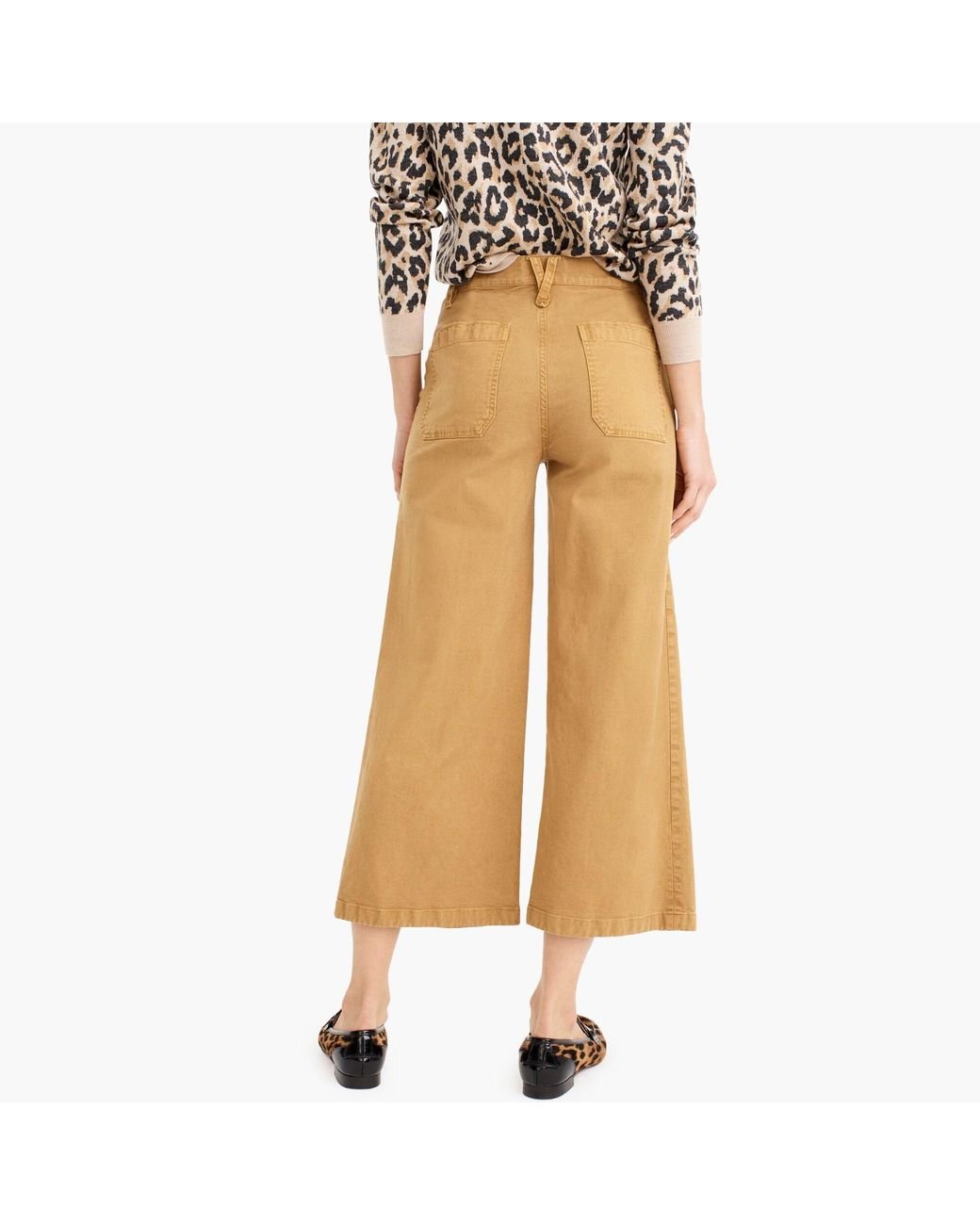 Point sur top wide leg crop