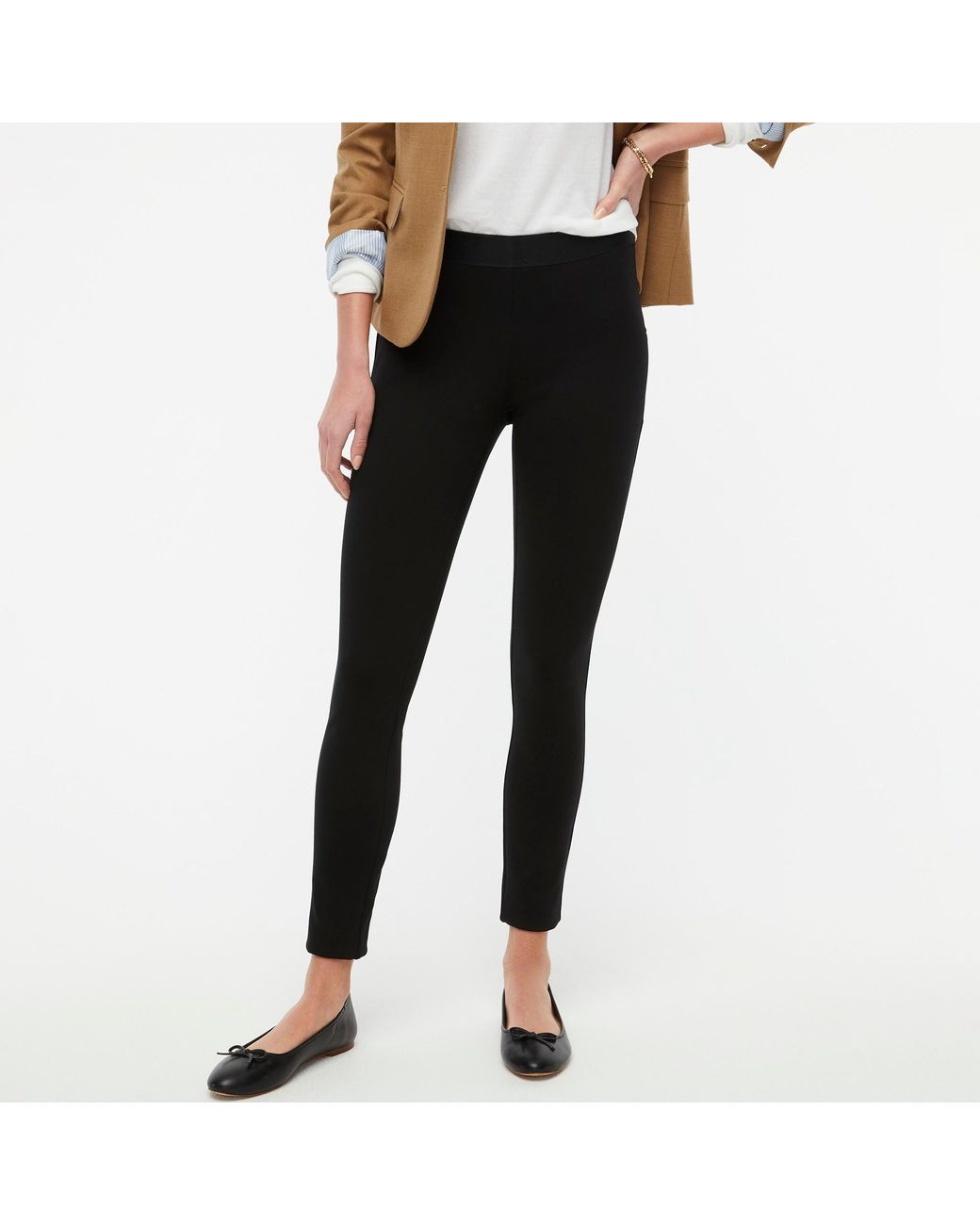 side zip ponte pants