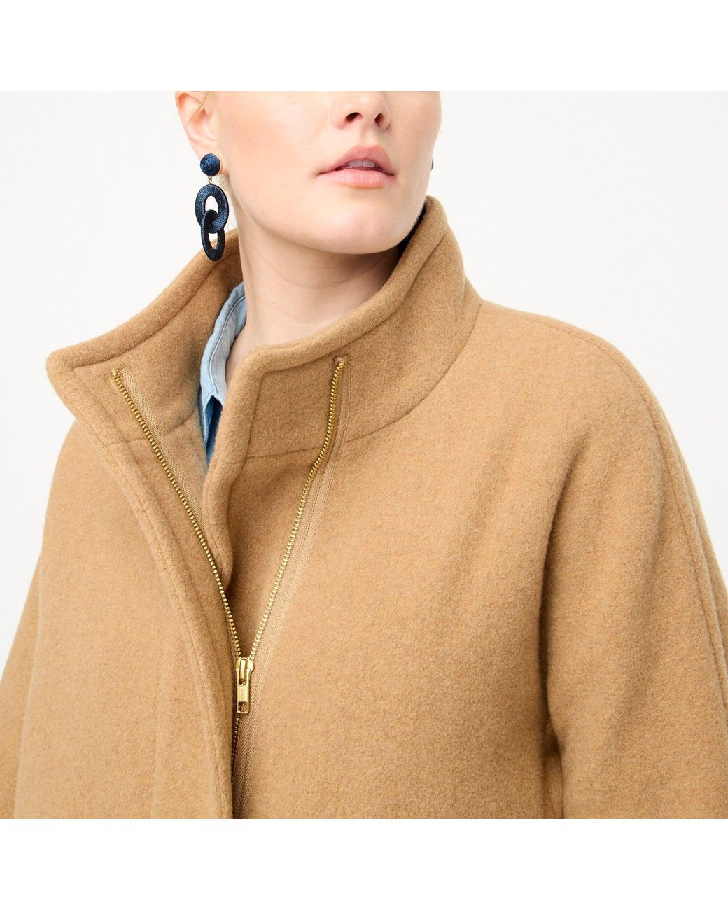 J crew city coat mushroom sale