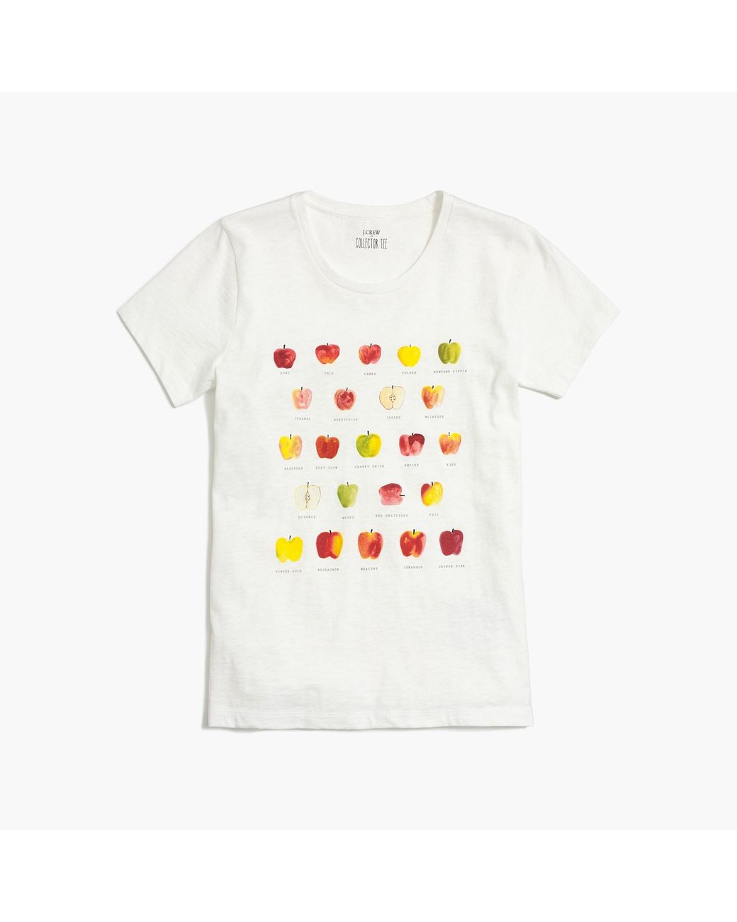 J.Crew Cotton Apple Graphic Tee in 