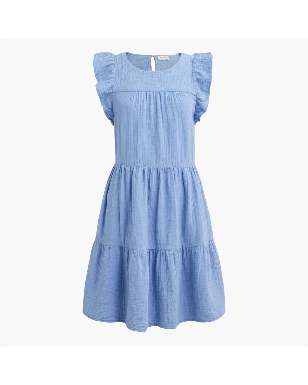 J.Crew Mini Gauze Dress in Blue Lyst