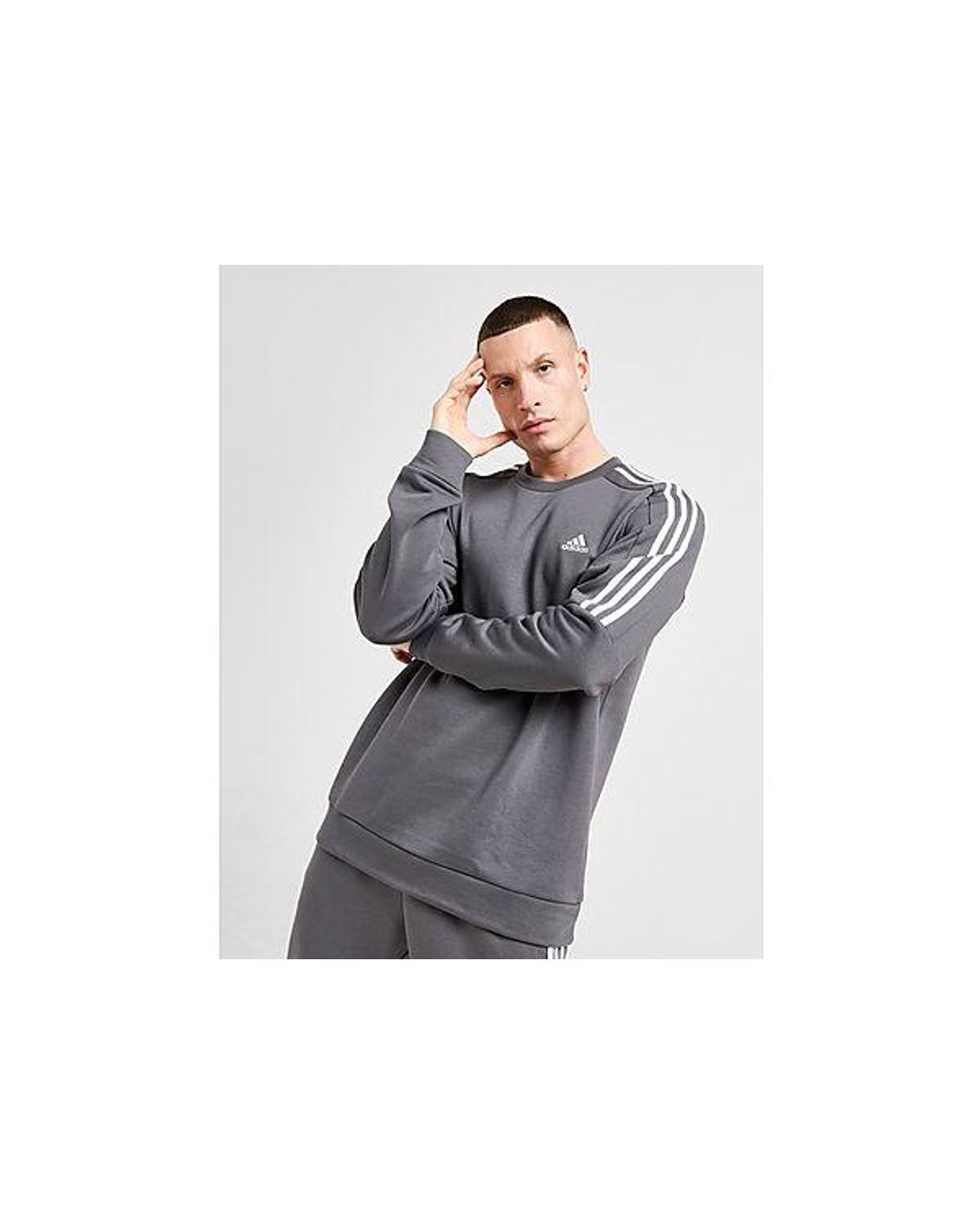adidas Energize Crew Sweatshirt in Black for Men Lyst UK