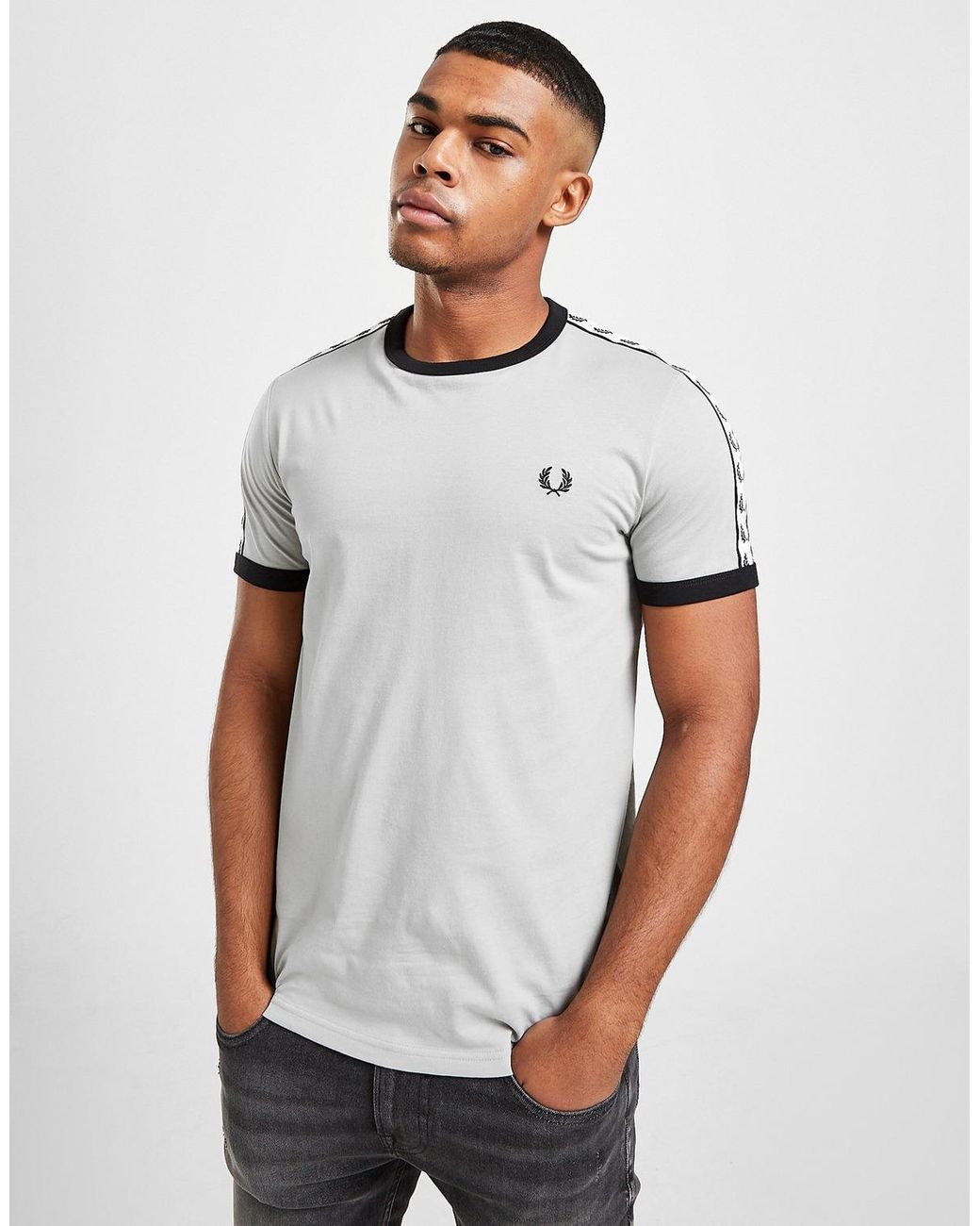 t shirt fred perry taped