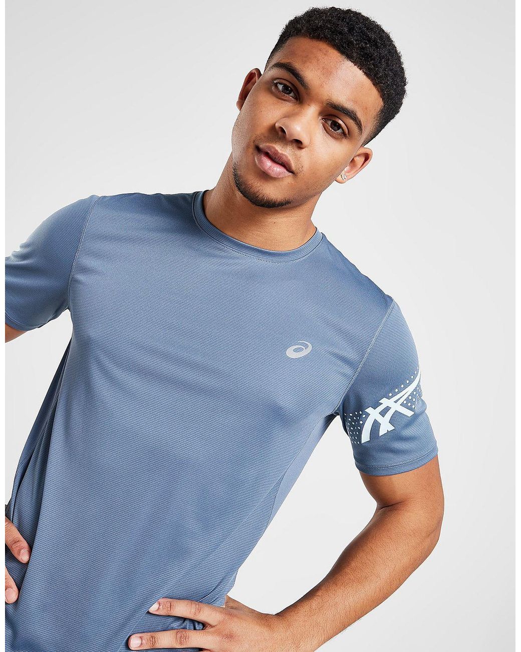 Asics Icon T-shirt in Blue for Men | Lyst UK