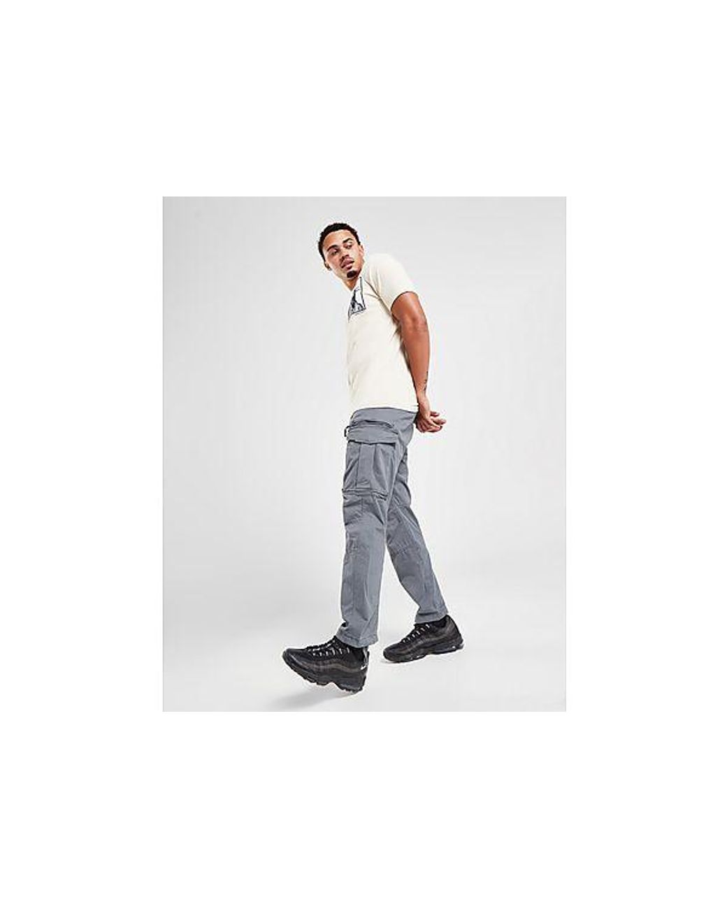 SUPPLY + DEMAND Rifle Cargo Pants in Black for Men Lyst UK