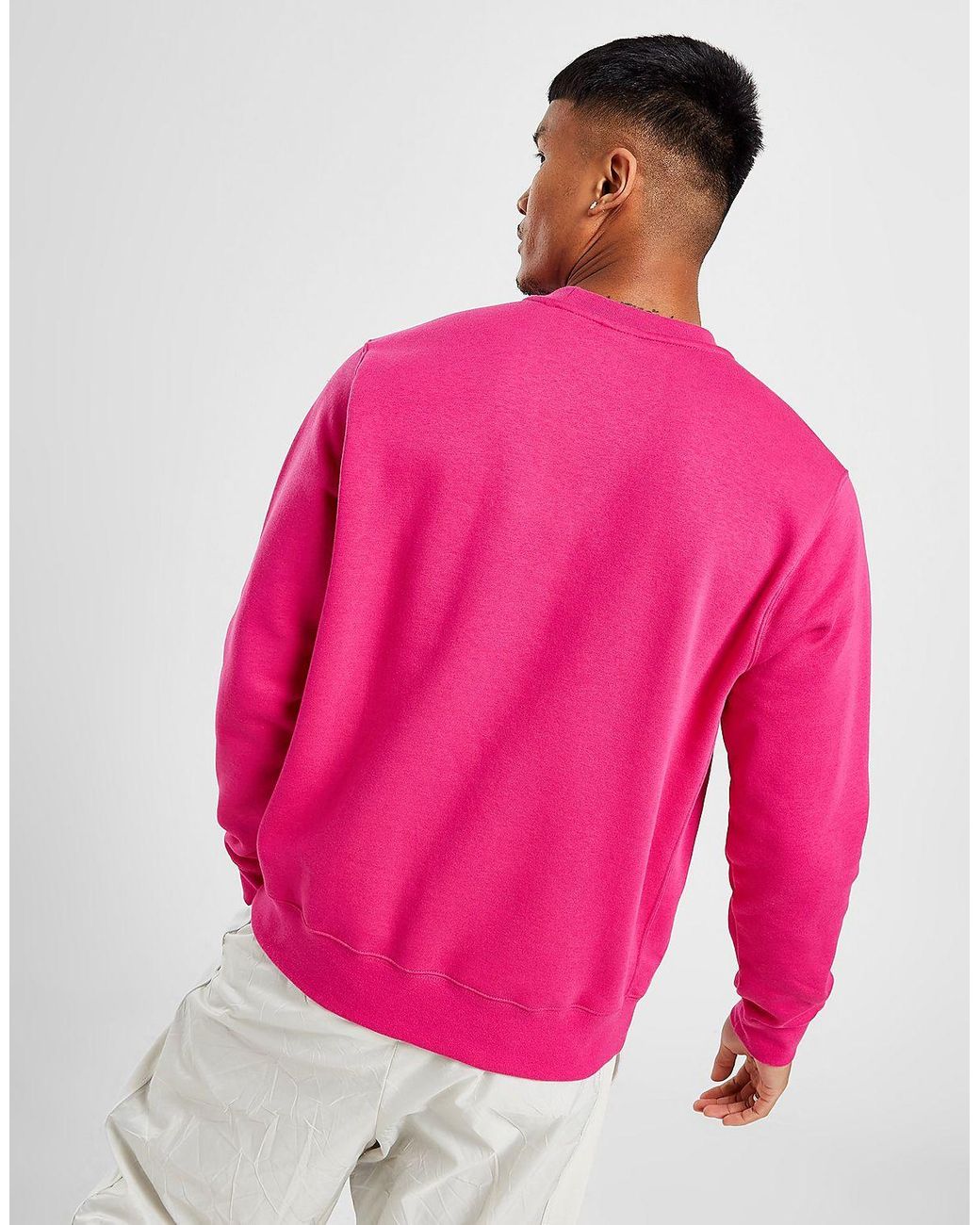 Nike foundation crew sweatshirt pink cheap