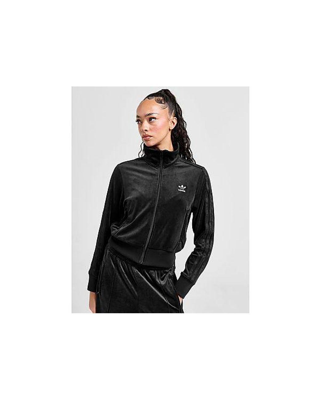 【adidas】Originals Velour Firebird Track （送料込み） Green adidas Originals Oversized Firebird Track Top - JD