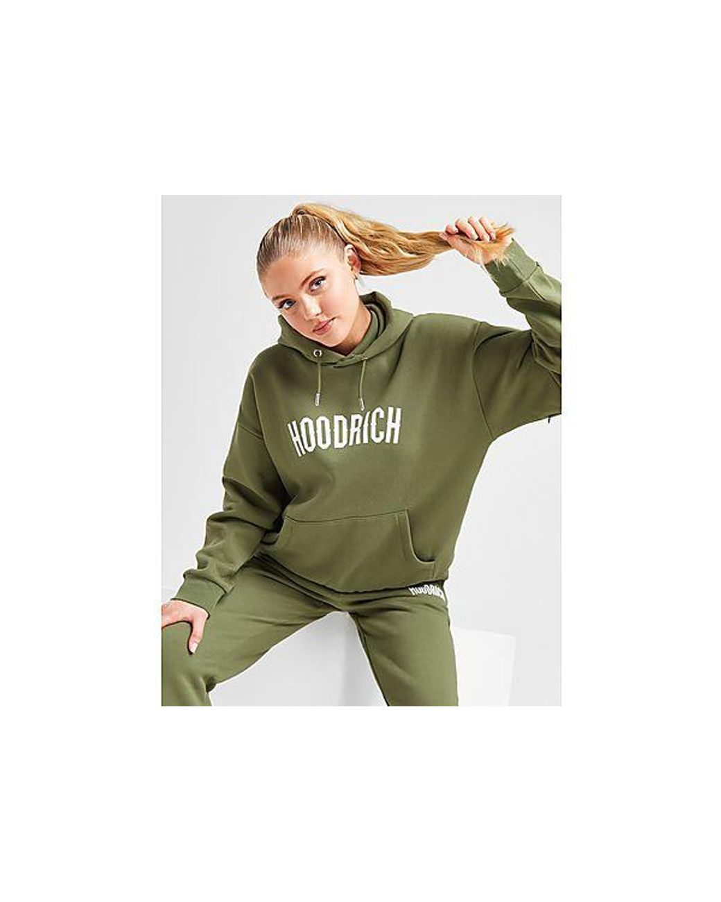 Hoodrich Og Staple Hoodie in Green | Lyst UK