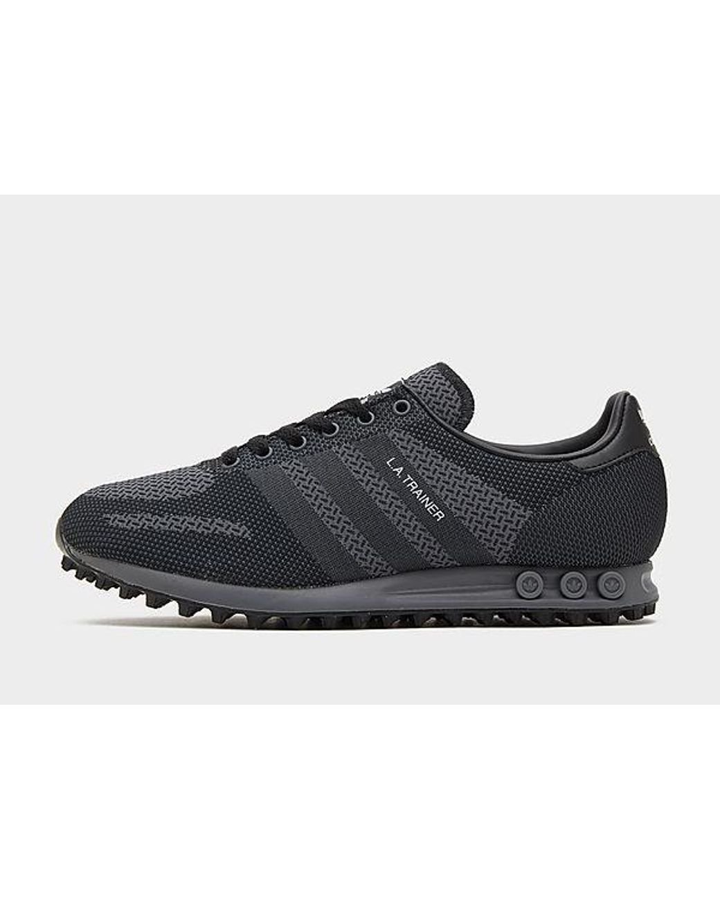 adidas Originals La Trainer Weave in Black for Men Lyst UK