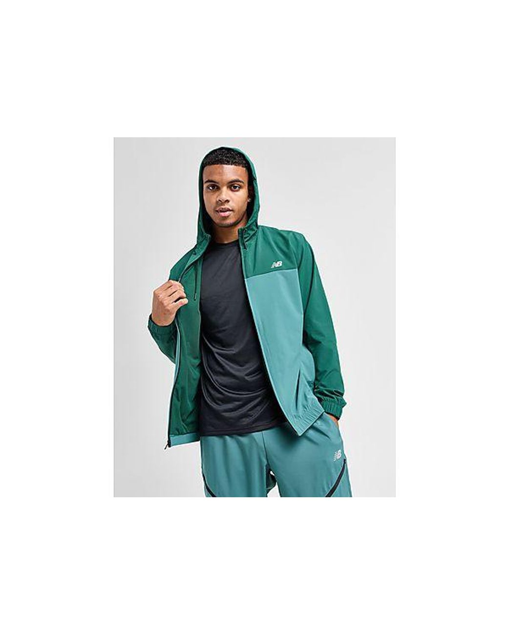 Hooded track top hotsell