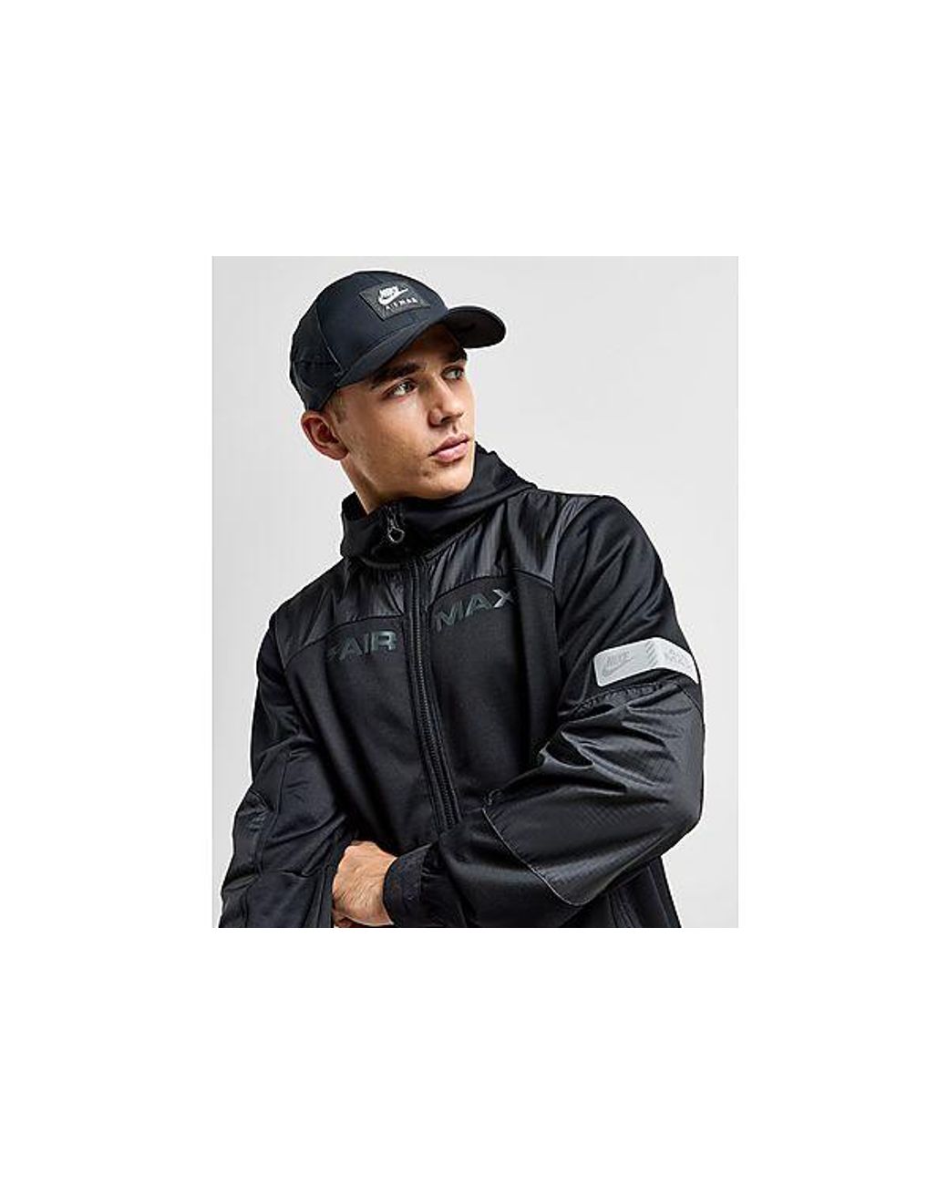 Nike Air Max Polyknit Full Zip Hoodie in Black for Men Lyst UK