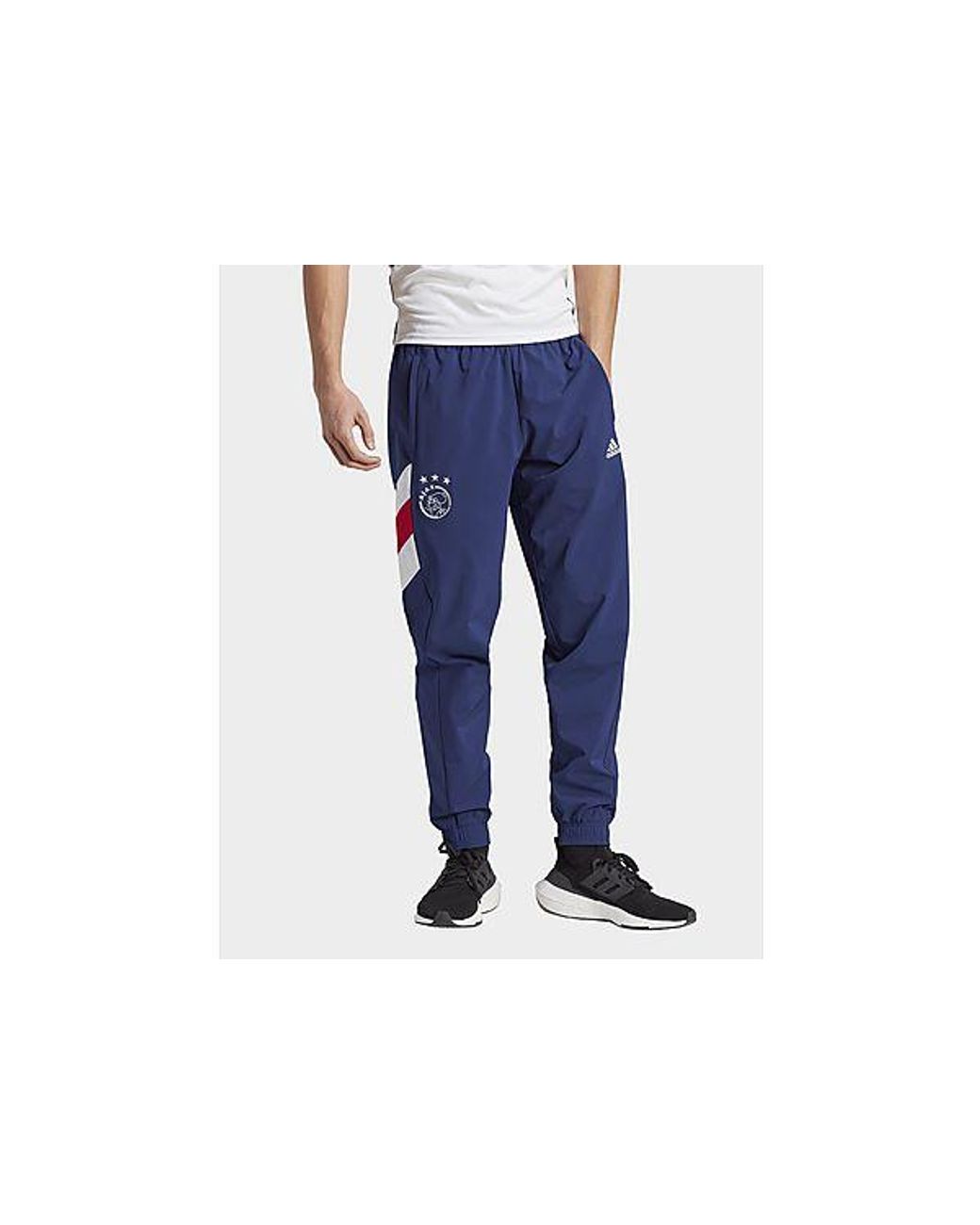 adidas Ajax Amsterdam Icon Woven Tracksuit Bottoms in Blue for Men | Lyst UK