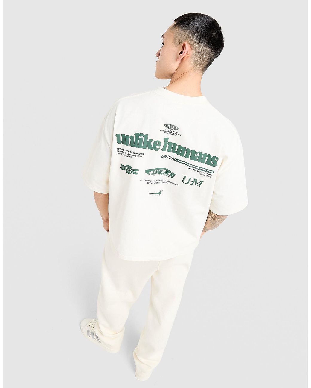 T-Shirt Highgrade Unlike Humans pour homme en coloris White